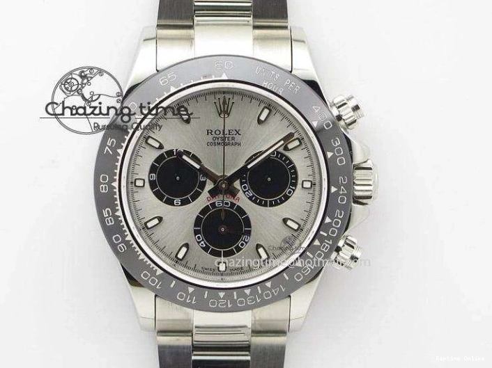 0124 Stretchable Yacht-Master 126655 C+F 1:1 Best Edition Black Ceramic Bezel on Oysterflex Rubber Strap VR 1955